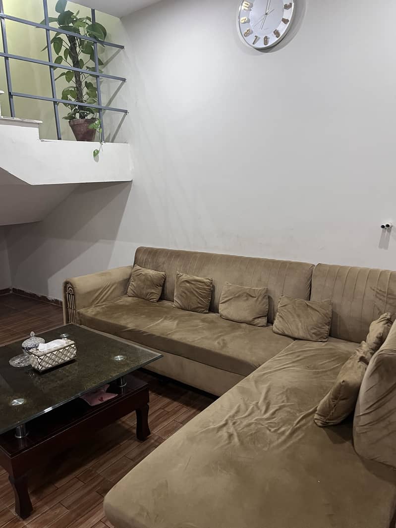 L shape sofa set 7 seater 3