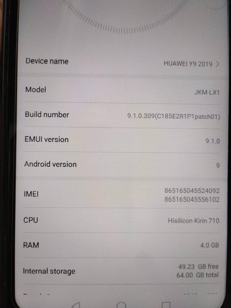 Huawei Y9 2