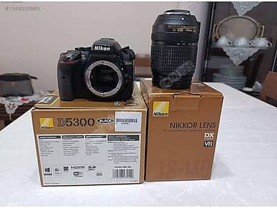 Nikon d5300 With Box 9.5/10 Condition with 18-140mm Lense