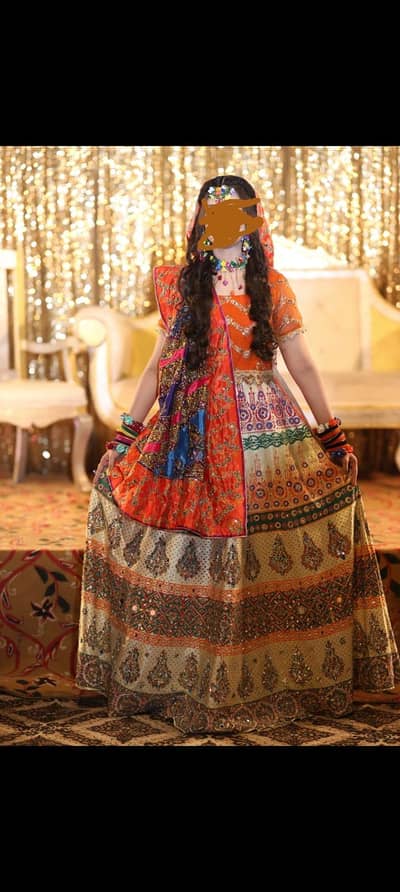 fully embroiderede lehnga