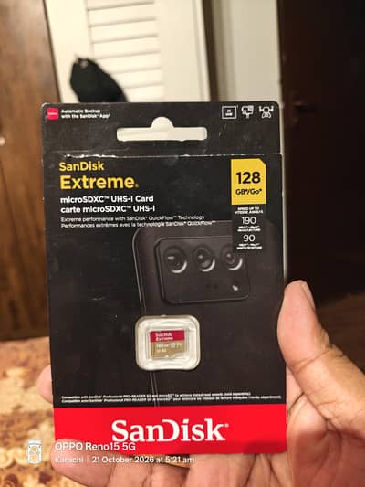 SanDisk Extreme SD/ Memory Card 128GB