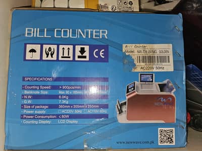 New Wave Bill Counter NW-728 UVMG Golden