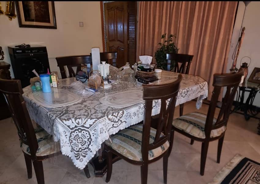Dining table + chairs 1
