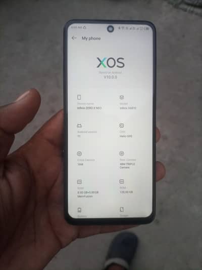 Infinix zero x new exchange possible hai 8/128gb