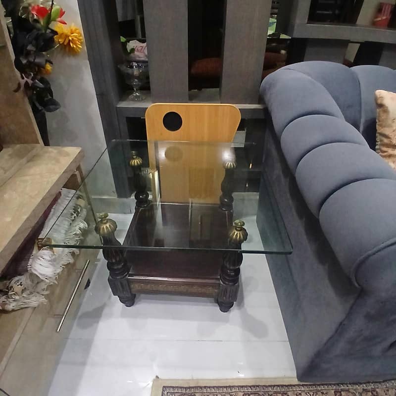 center table and  2 side tables 2