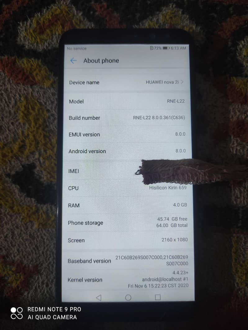 Huawei Nova 2i . . 4/64 1