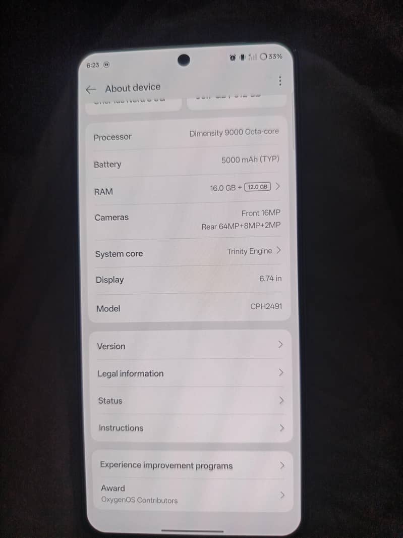 One Plus Ace 2V 0