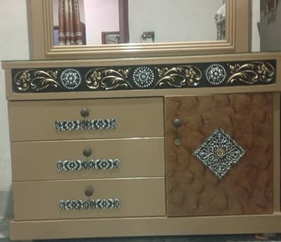 Bed ,side box & Dressing for sale
