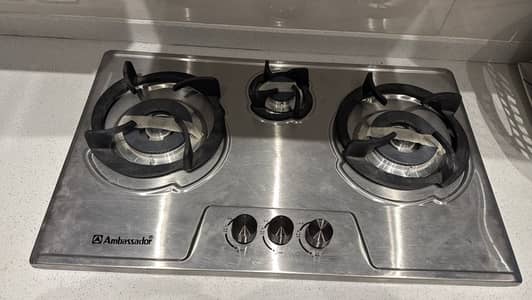 Ambassador 3 Burner Kitchen Hob