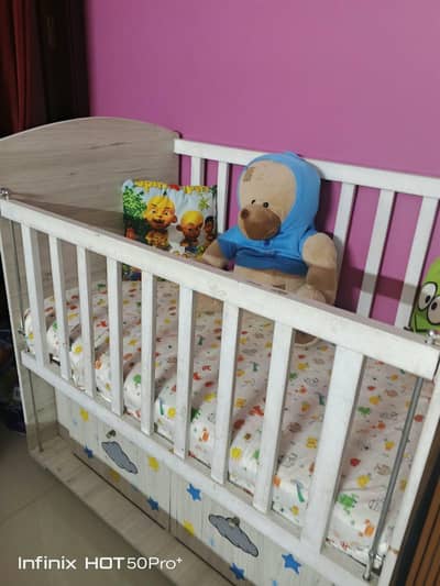 WOODEN BABY COT for URGENT SELL