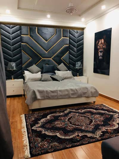 One bedroom apartment fully luxury furnished available for rent location E-11 4 Islamabad