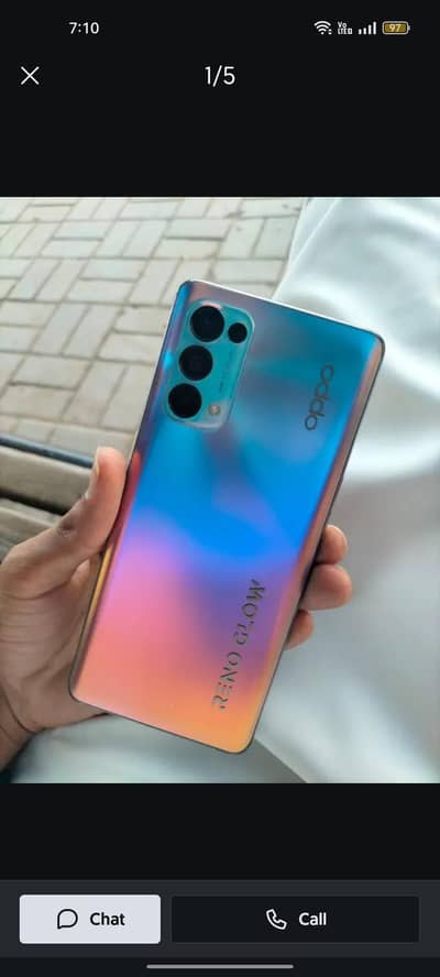 OPPO Reno 5 pro 5g 12 256 only mobile