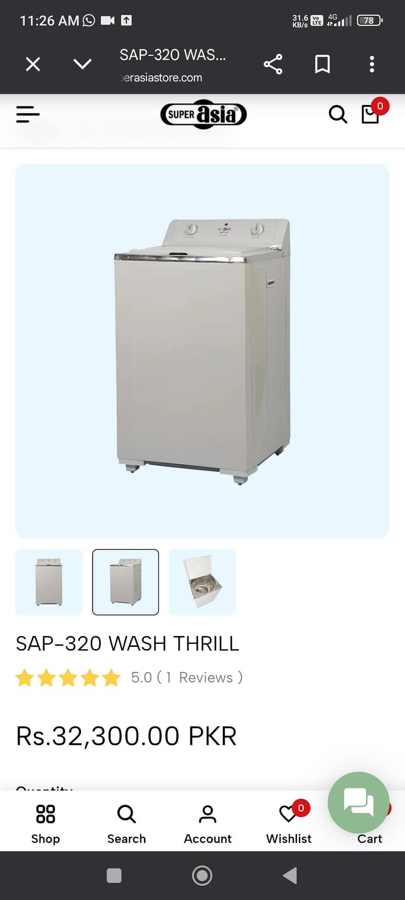 washing machine 0