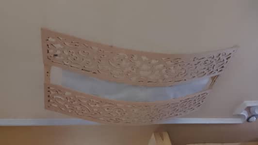 wooden Jafri lakri ka panel design 9" x 4 ft