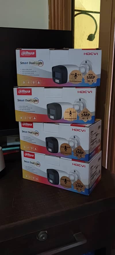 Brand New DAHUA CCTV Camera 5MP + 4 Channel DVR with Hard Drive