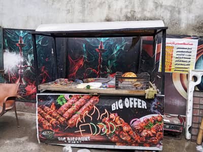 bar b q counter for sale without bhatti