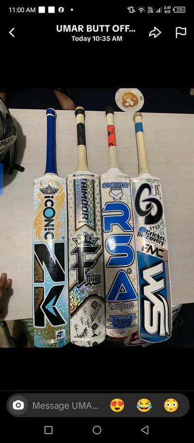 Fplus | NK | CRICX | RSA | CD x WS | Saki sports original bats