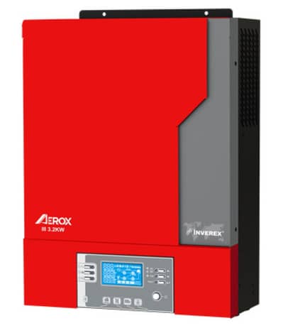Invirix 4 kw hybrid inverter  & 10 solr plates 330w & 2.5kw battery