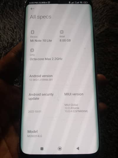 Xiaomi Other Model note10 lite