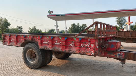 Red Agricultural Trolley 