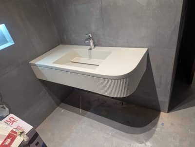 Corian Vanity/ Corian kitchen Top/ Customised Corian Vanity