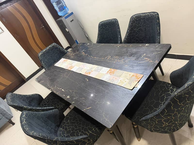 6 seater dining table set 3