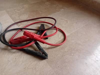 jump start cables and deck