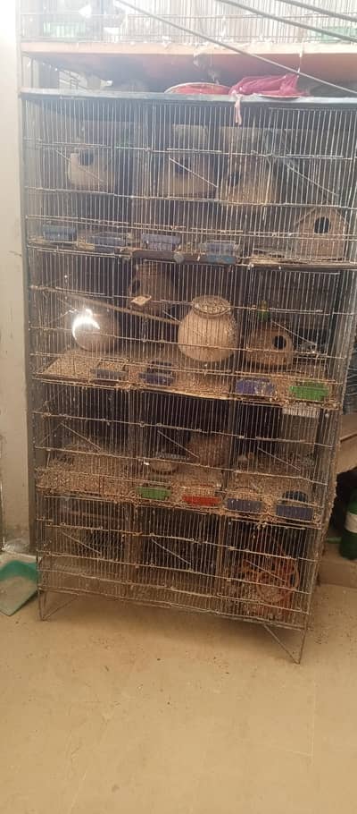 10 portion iron cage