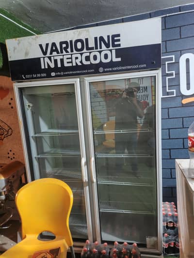 visi cooler double door