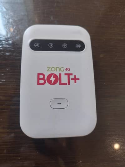 ZONG 4G BOLT+ wifi portable device pta approved