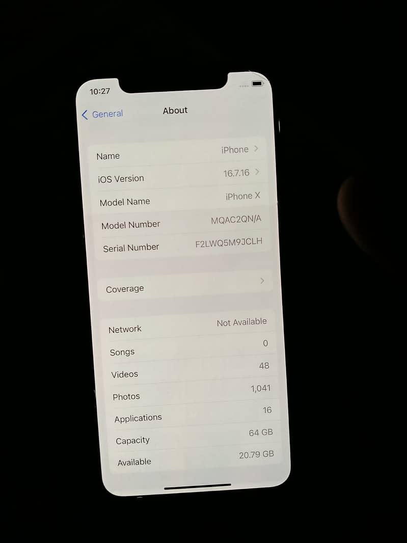 Apple iPhone X 5