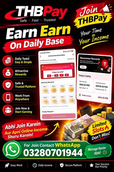 JOIN THBPAY AND GROW WITH US !