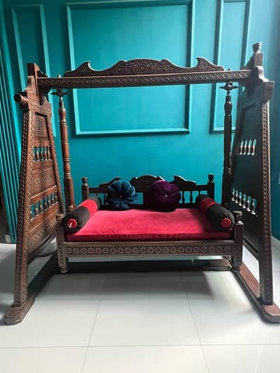 wooden chinioti jhula life time polish wala