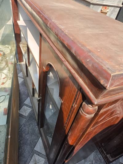 Showcase\Crockery Cabinet\Wooden Showcase Cabinet\Glass Door Showcase