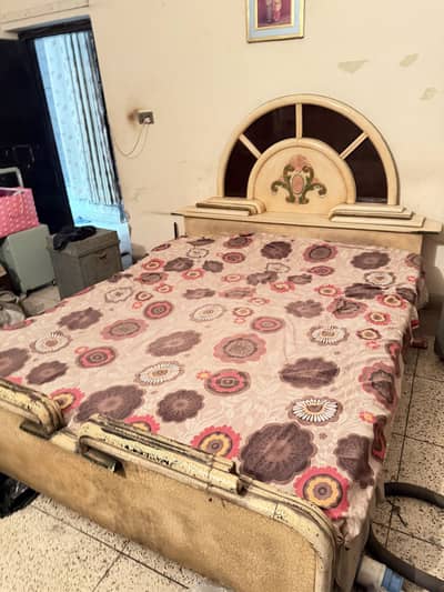 Double Bed with 2 Side Tables For Sale - Lahore