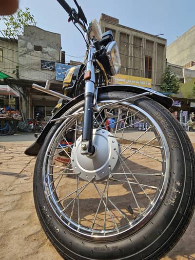 Honda CG125 srlf start black gold editio