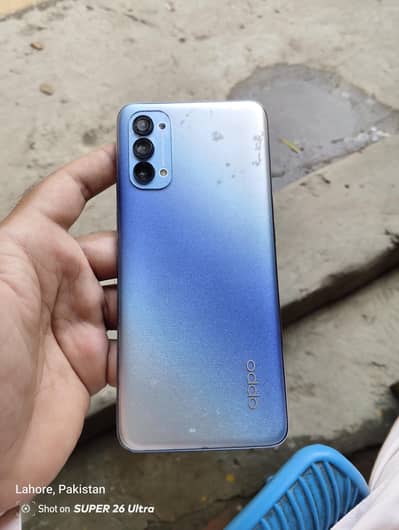 OPPO Reno4 8gb 128gb all ok penal chang only mobile