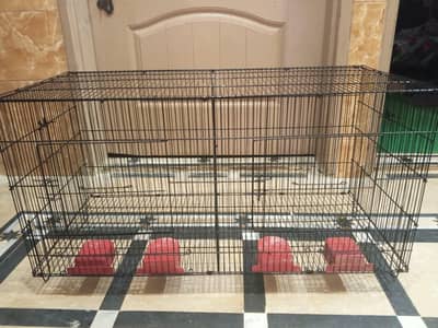 1.5 by 3ft cage used like new