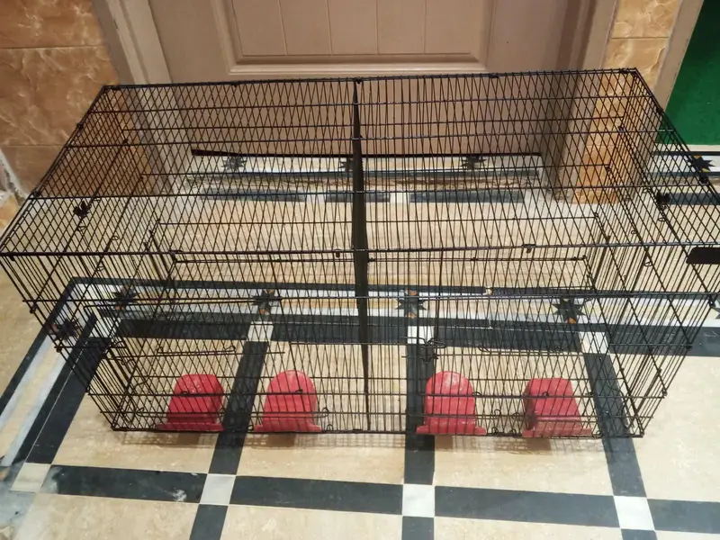1.5 by 3ft cage used like new — photo 3