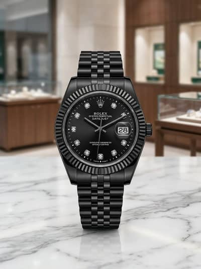 Luxury Black Rolex Watch ⌚ | Premium Elegant Style #Shorts