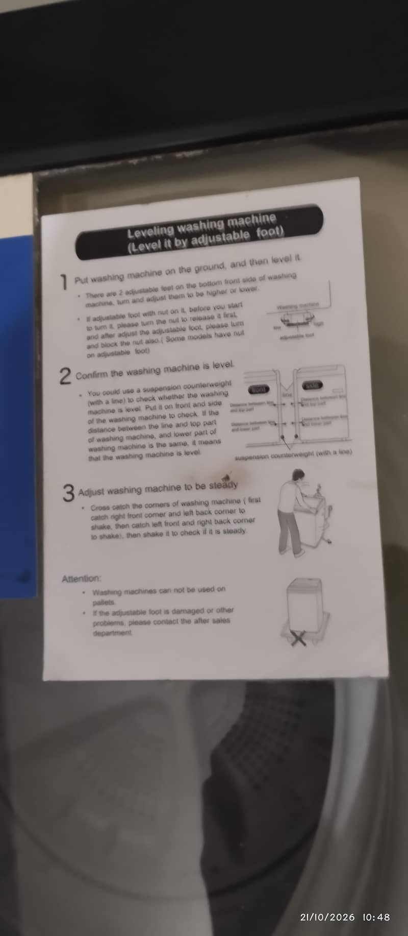automatic washing machine 1