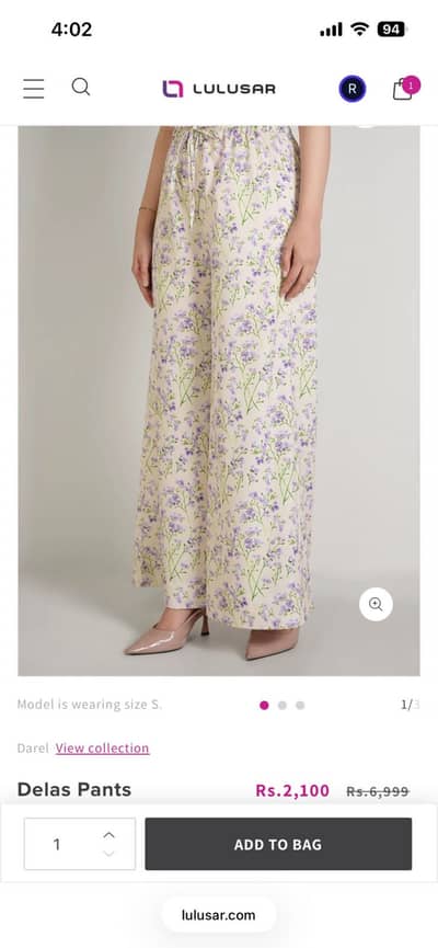 Tank top and 2 trousers