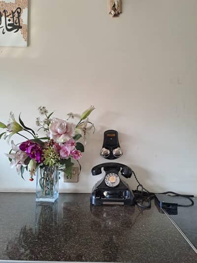 Genuine Rare Vintage GEC England Rotary Phone withl Bell Set 1930-1940