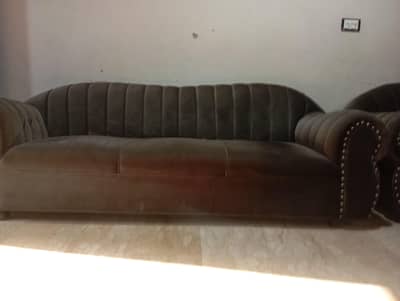 6 seater sofa set (used)