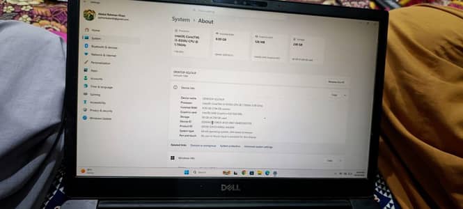 Dell latitude 7490 Core i5 8 generation 8/256 SSD