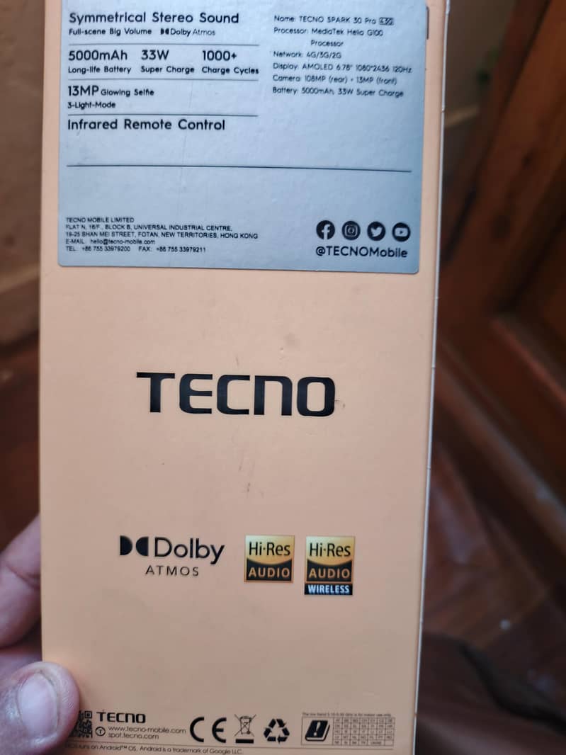 Tecno spark 30pro 2