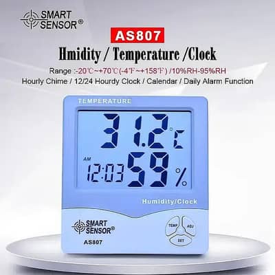 Temperature Humidity Meter | Digital Thermo Hygrometer | Meter
