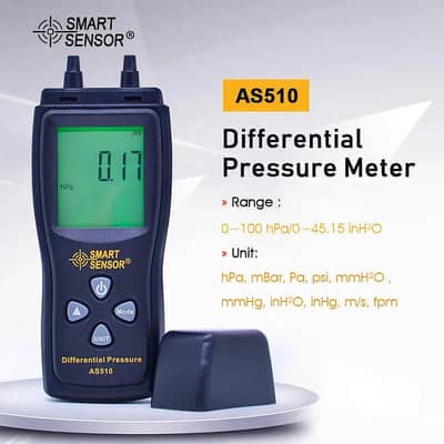 Differential Pressure Meter | Digital Manometer | Pressure Tester