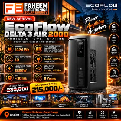 EcoFlow Delta 3 Air 2000