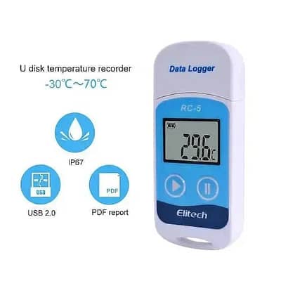 Elitech USB Temperature Data Logger | Temperature Data Logger